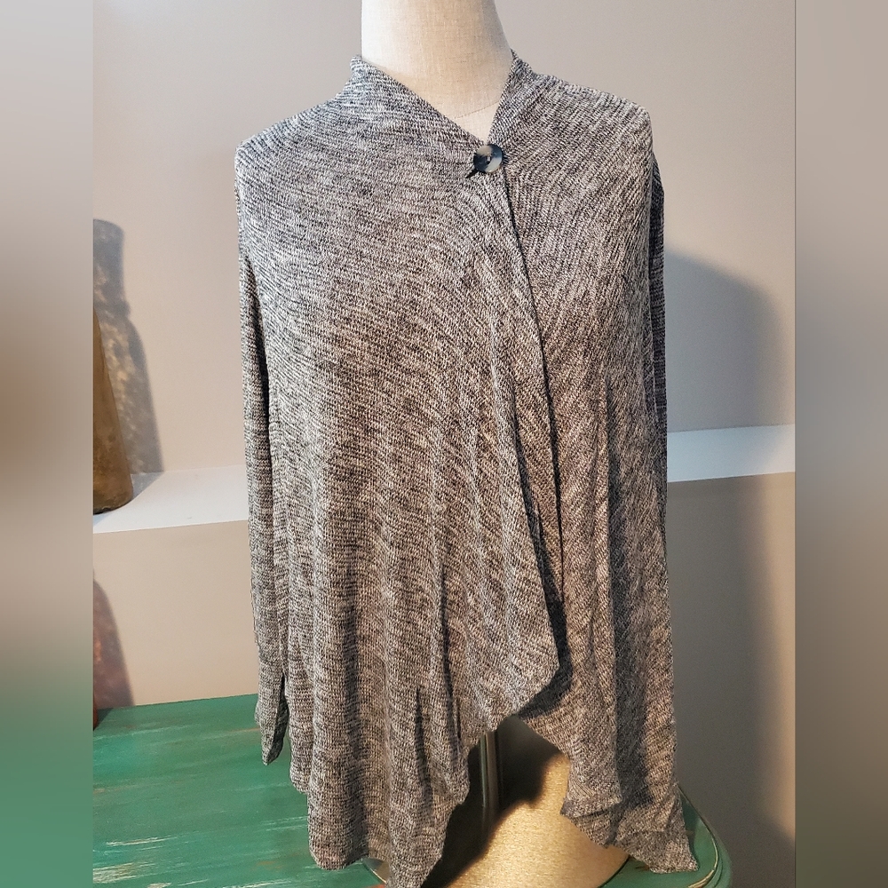 Womans AB Studio Waterfall Cardigan Large